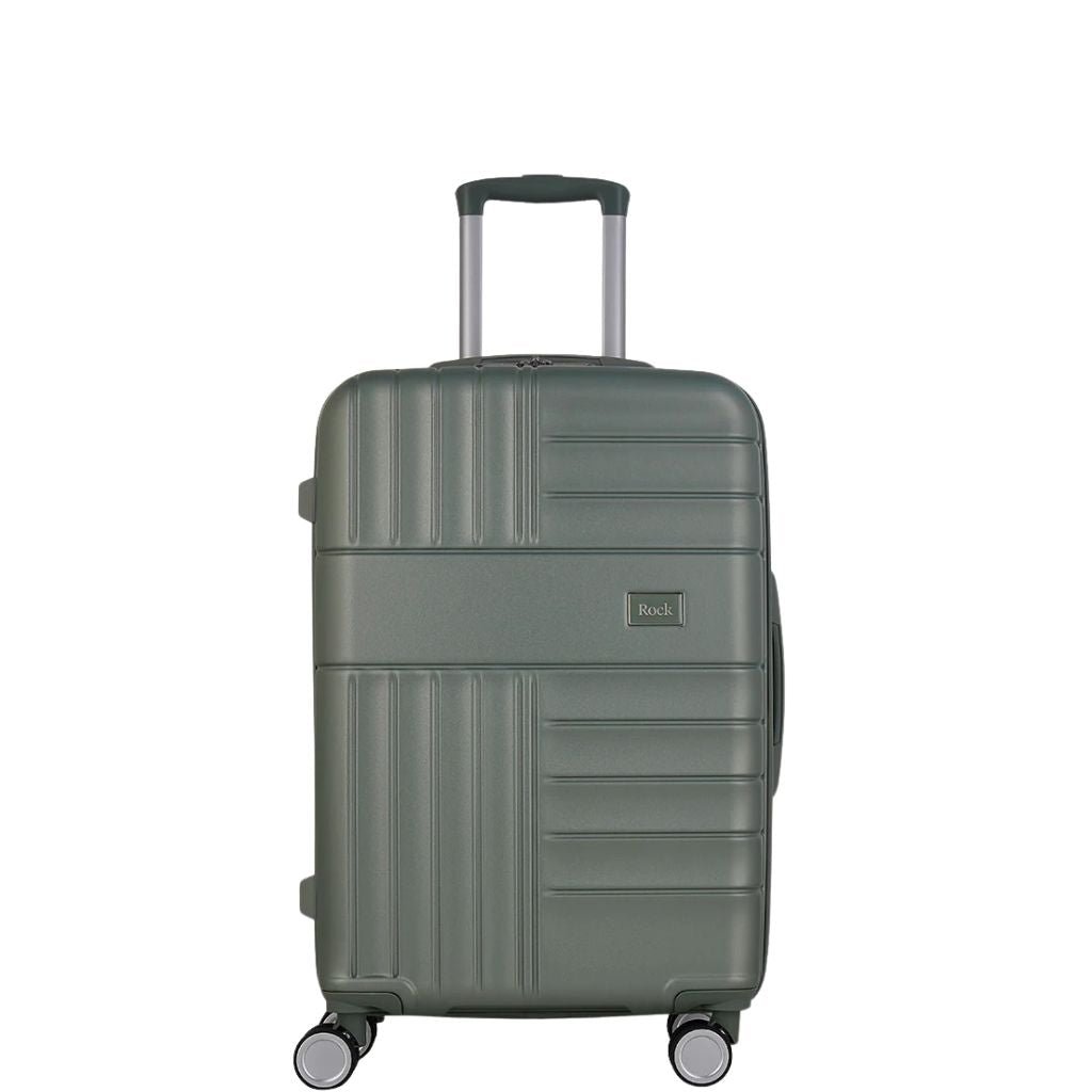 Rock Aspen Carry On Hardsided Suitcase - Sage Green - Love Luggage