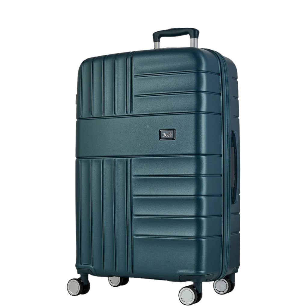 Rock Aspen Large Hardsided Suitcase - Blue - Love Luggage