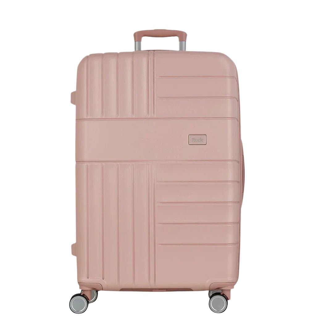 Rock Aspen Large Hardsided Suitcase - Pink - Love Luggage