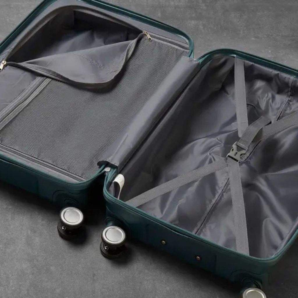 Rock Aspen Medium Hardsided Suitcase - Blue - Love Luggage