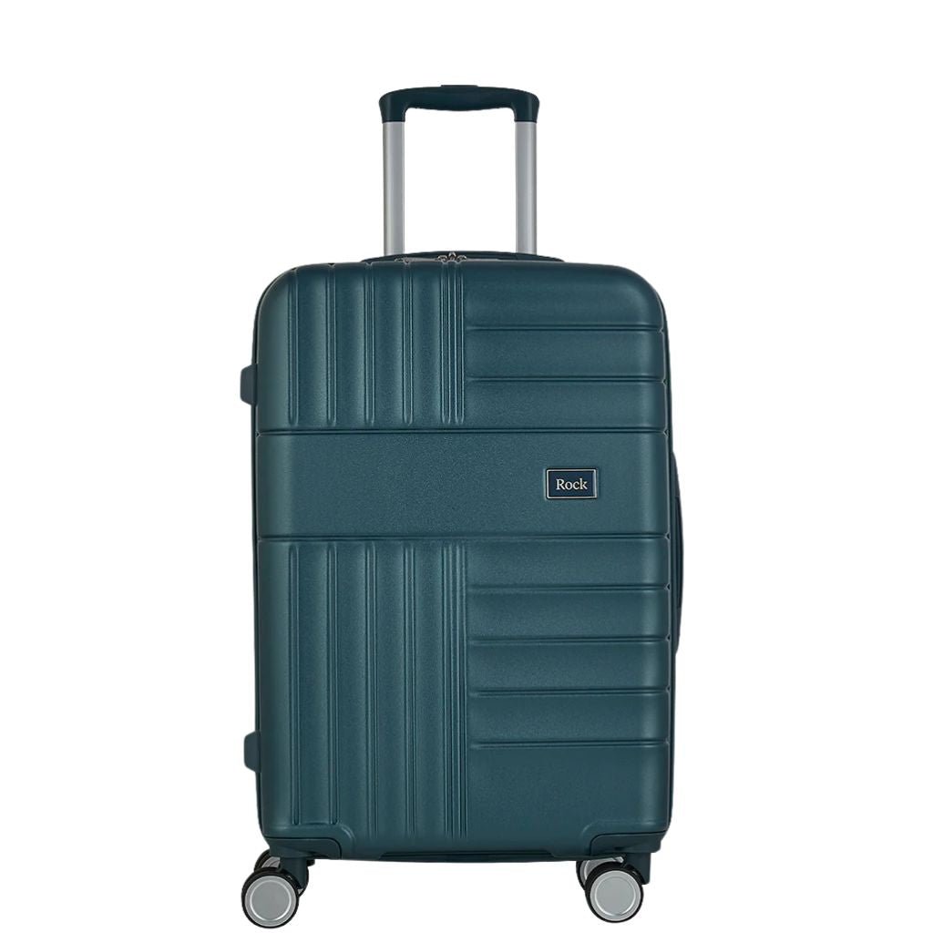 Rock Aspen Medium Hardsided Suitcase - Blue - Love Luggage