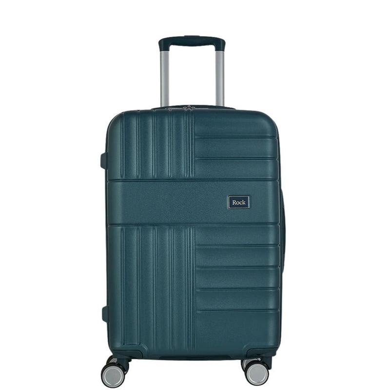 Rock Aspen Medium Hardsided Suitcase - Blue - Love Luggage