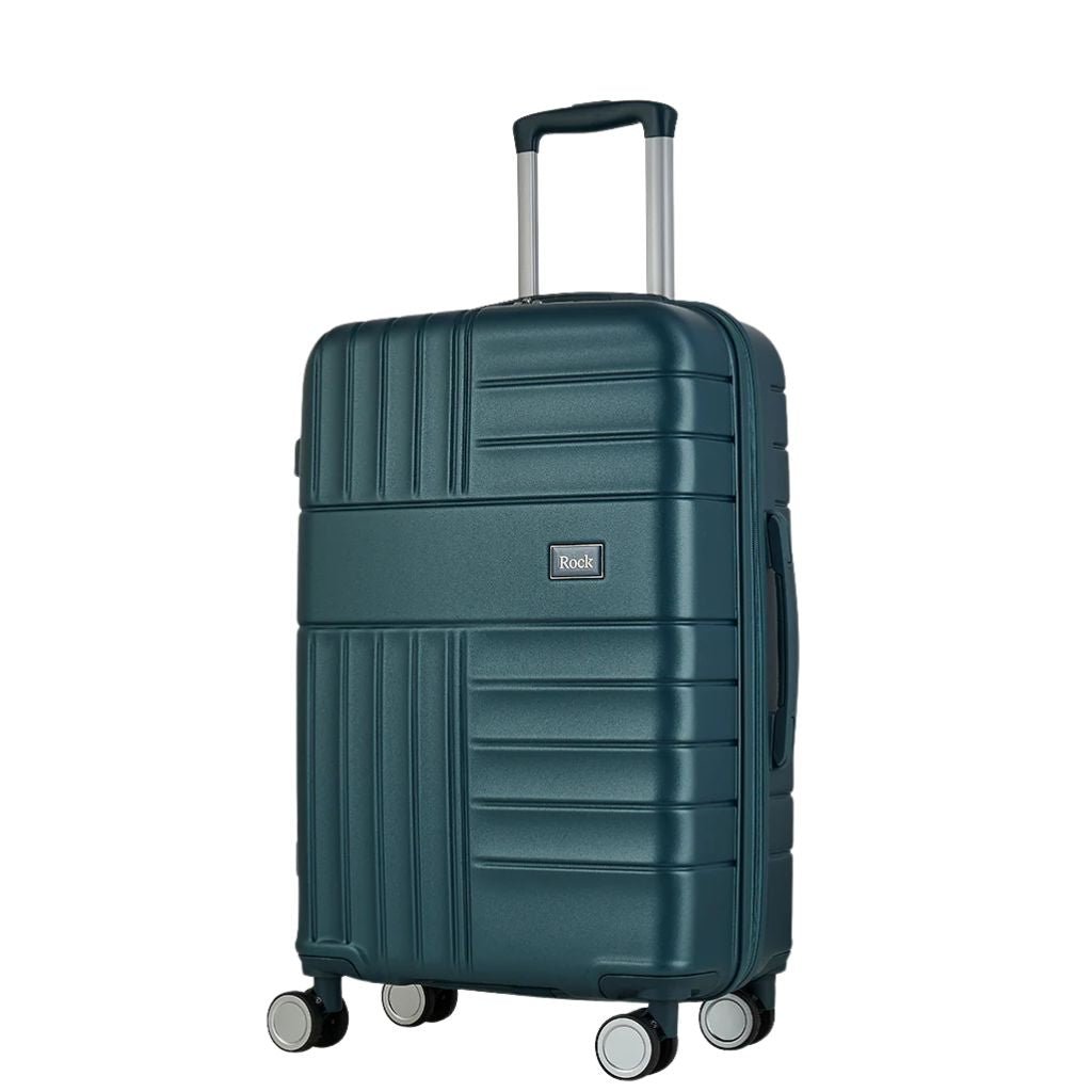 Rock Aspen Medium Hardsided Suitcase - Blue - Love Luggage