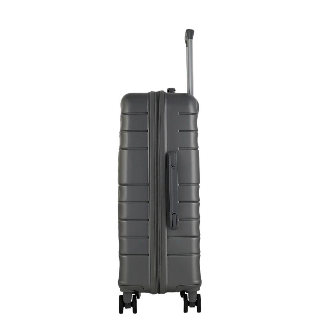 Rock Aspen Medium Hardsided Suitcase - Charcoal - Love Luggage