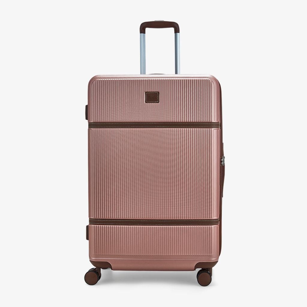 Rock Chelsea 73cm Large Hardsided Luggage - Pink - Love Luggage