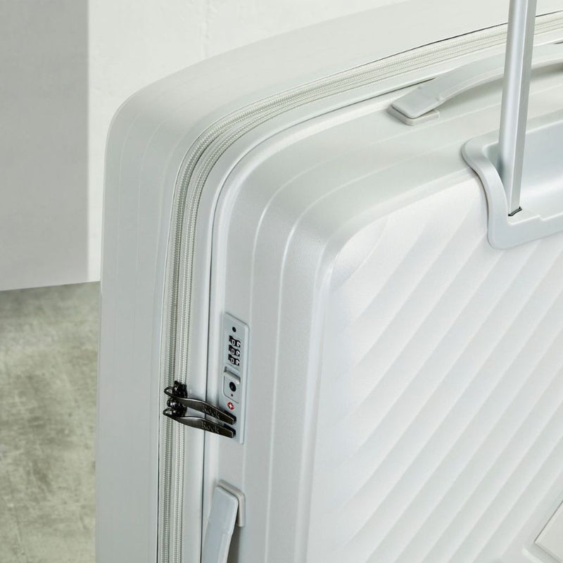 Rock Infinity 73cm Large Expander Hardsided Suitcase - Pearl - Love Luggage
