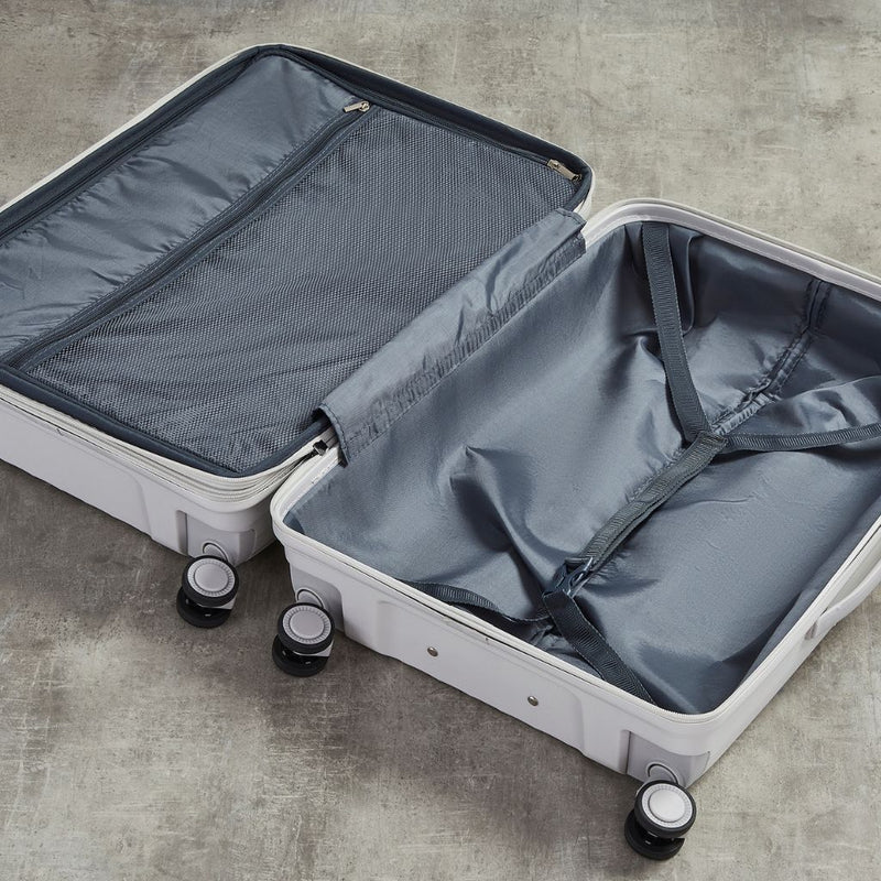 Rock Infinity 73cm Large Expander Hardsided Suitcase - Pearl - Love Luggage
