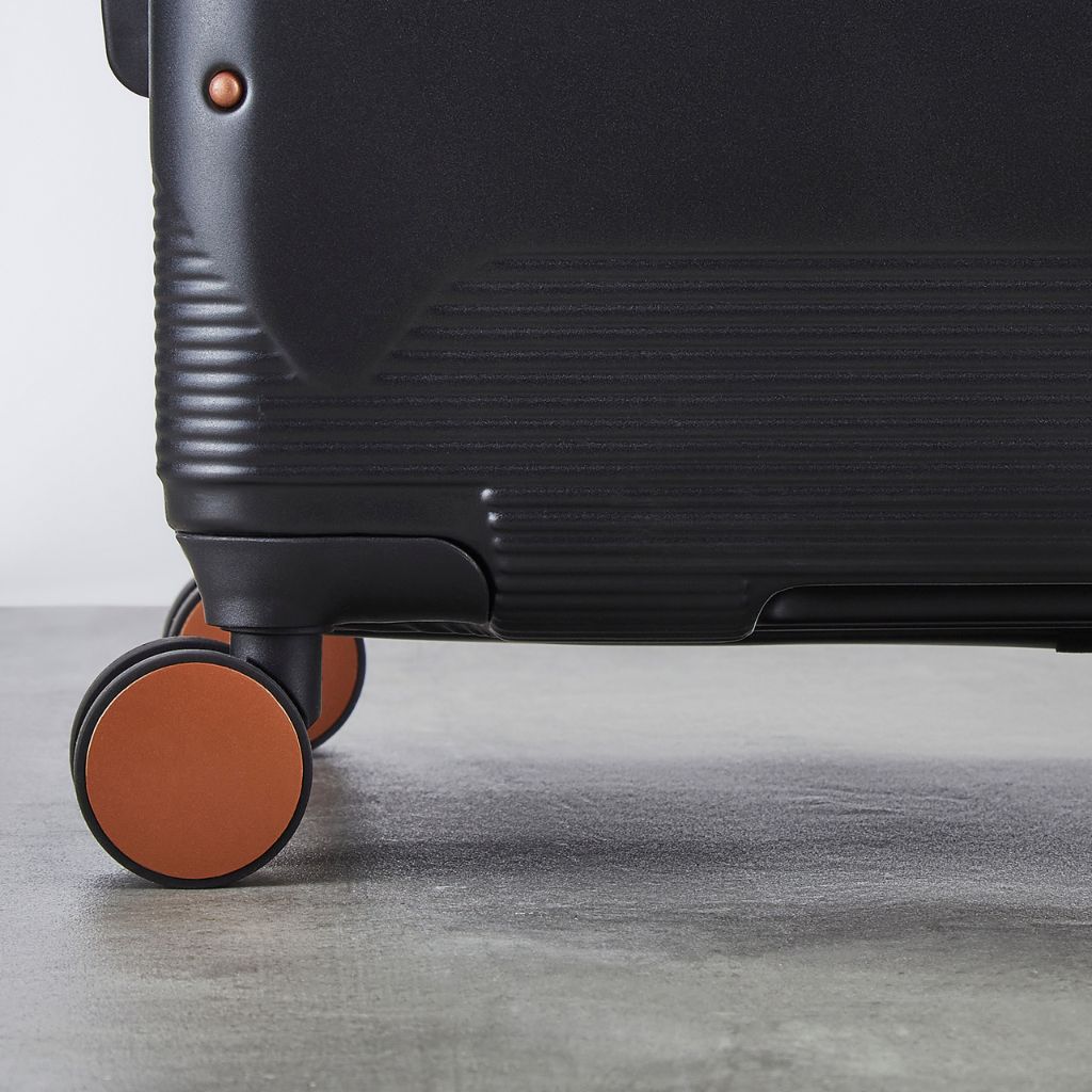 Rock Mayfair 54cm Carry On Hardsided Luggage - Black - Love Luggage