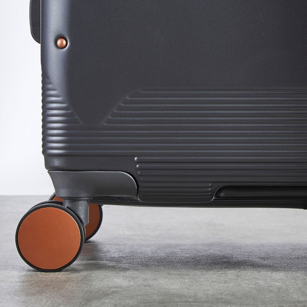 Rock Mayfair 54cm Carry On Hardsided Luggage - Charcoal - Love Luggage