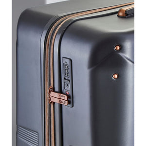 Rock Mayfair 77cm Large Hardsided Exp Luggage - Charcoal - Love Luggage