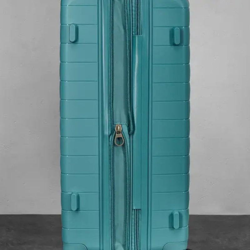 Rock Palma 3 Pce Set Lightweight Hardsided Suitcase - Seafoam Blue - Love Luggage
