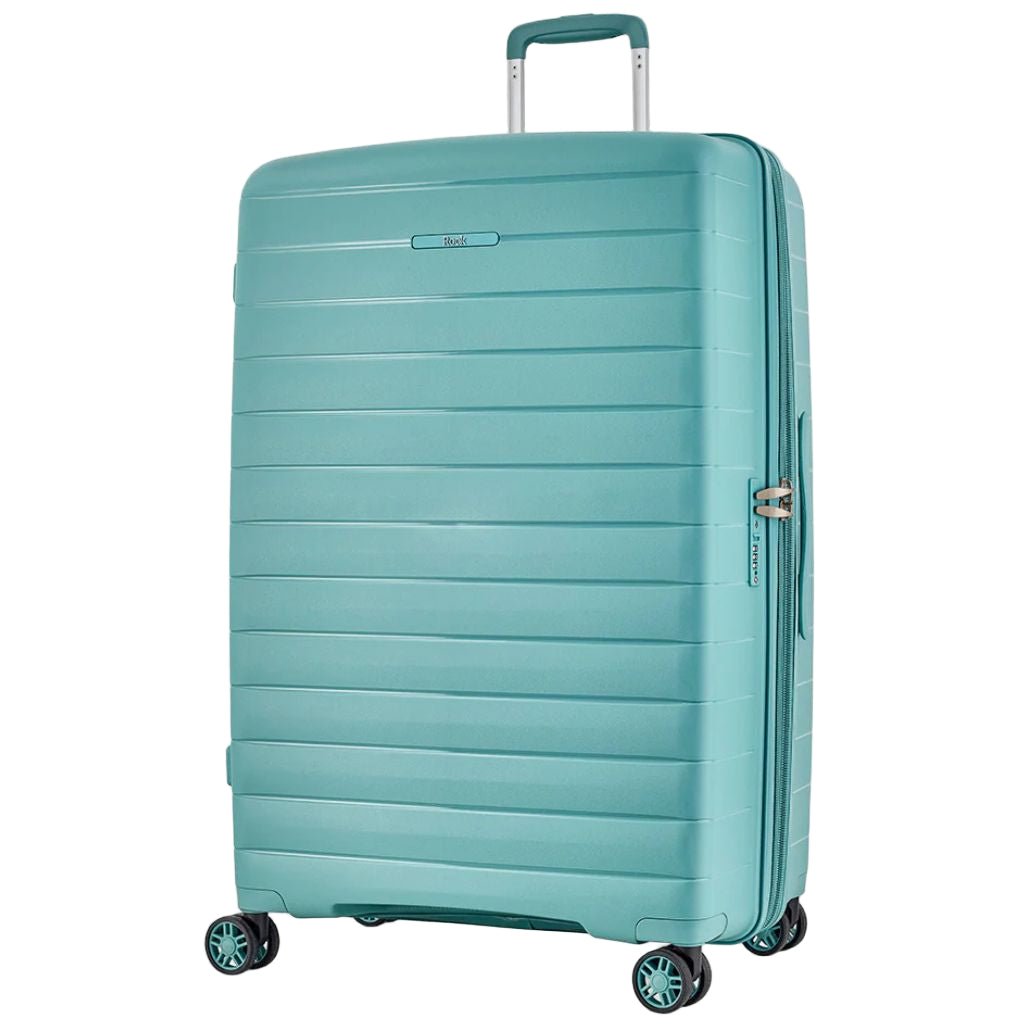 Rock Palma 3 Pce Set Lightweight Hardsided Suitcase - Seafoam Blue - Love Luggage