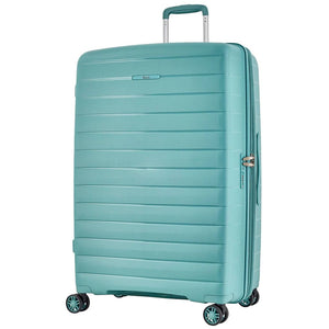 Rock Palma 3 Pce Set Lightweight Hardsided Suitcase - Seafoam Blue - Love Luggage