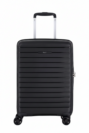 Rock Palma Carry On Lightweight Hardsided Suitcase - Black Rock Luggage