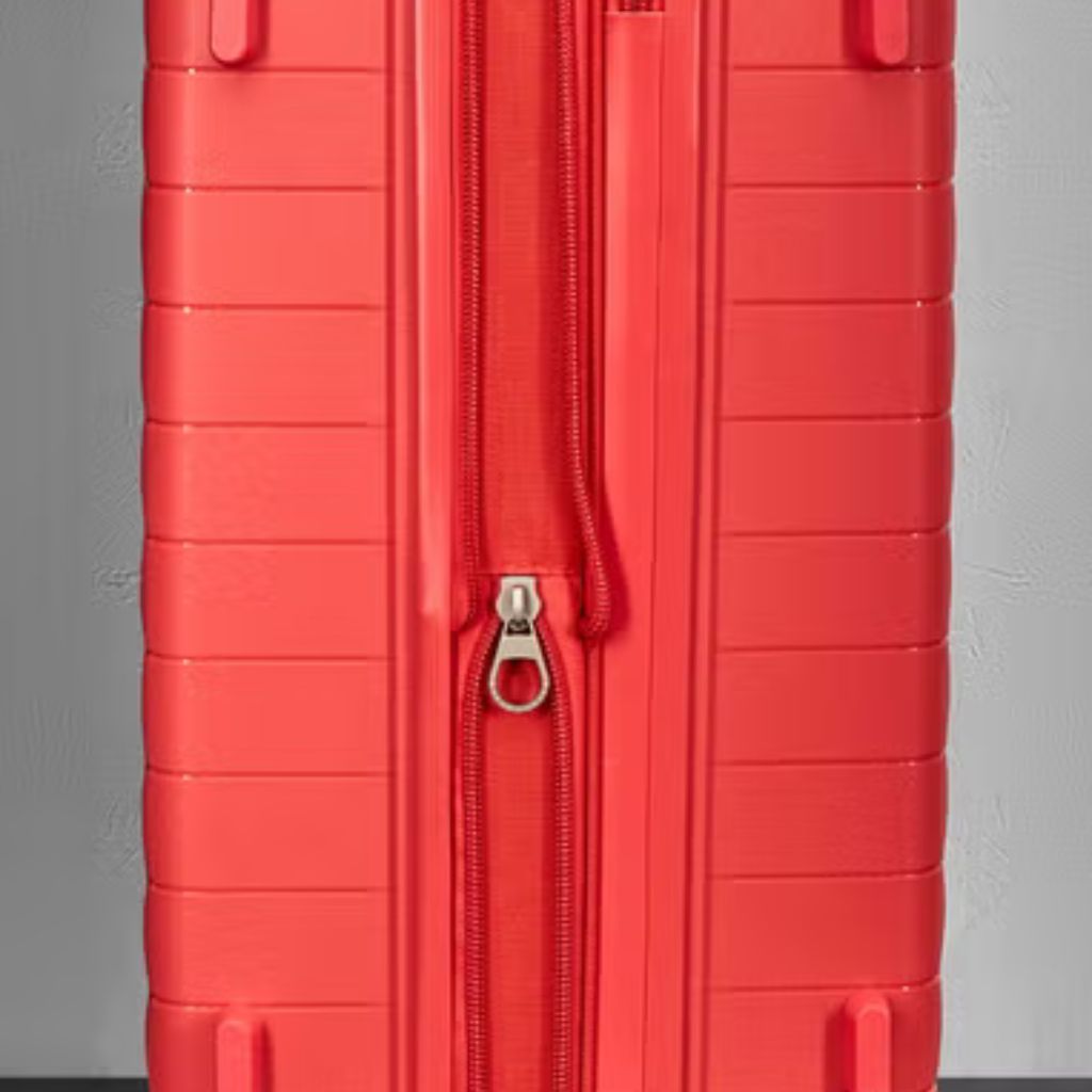 Rock Palma Medium Lightweight Hardsided Suitcase - Coral - Love Luggage