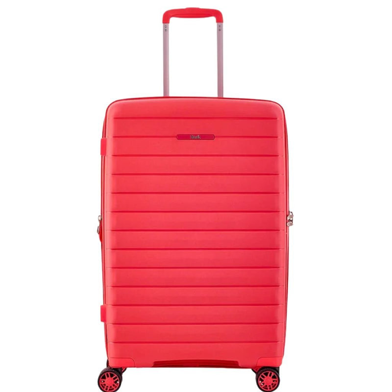 Rock Palma Medium Lightweight Hardsided Suitcase - Coral - Love Luggage