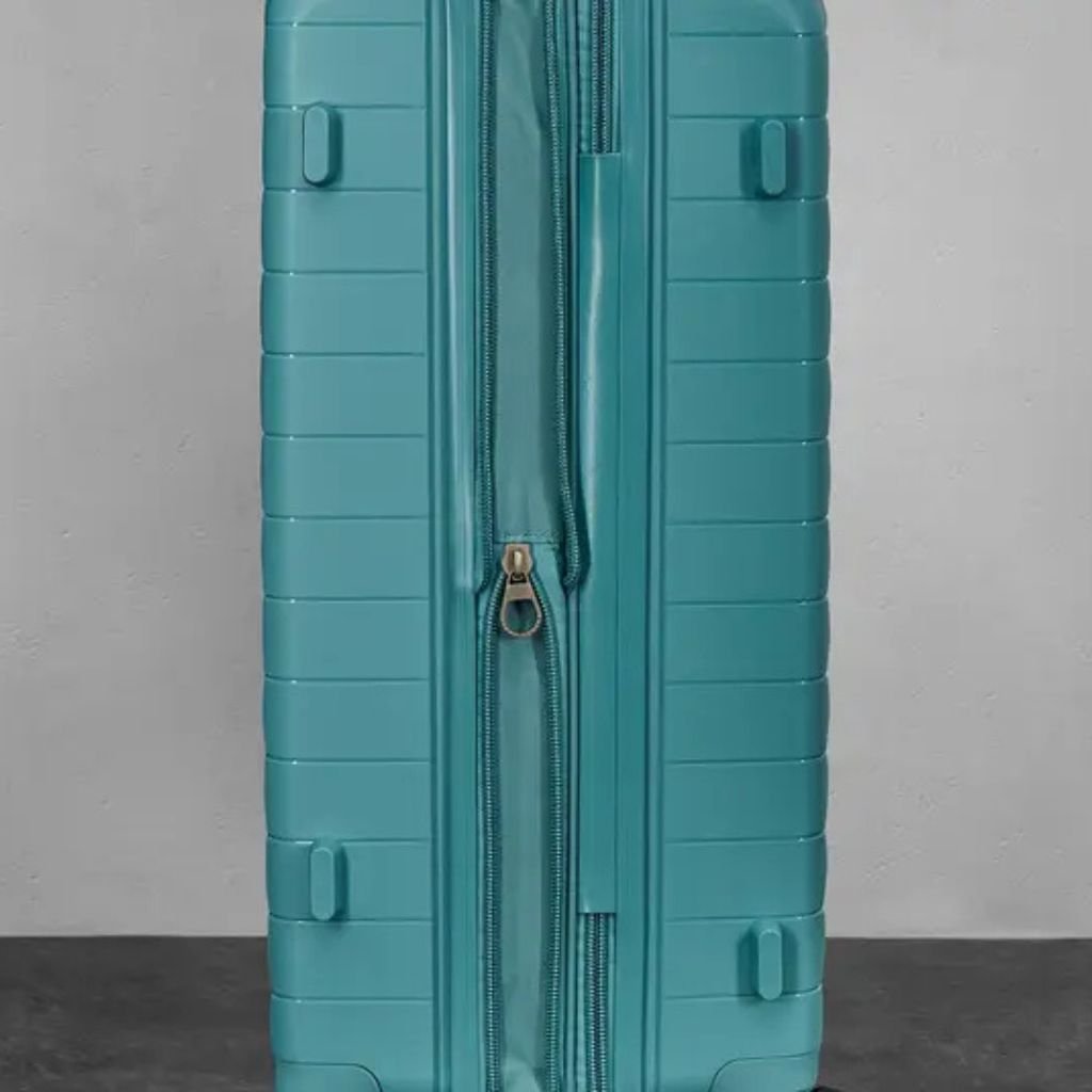 Rock Palma Medium Lightweight Hardsided Suitcase - Seafoam Blue - Love Luggage