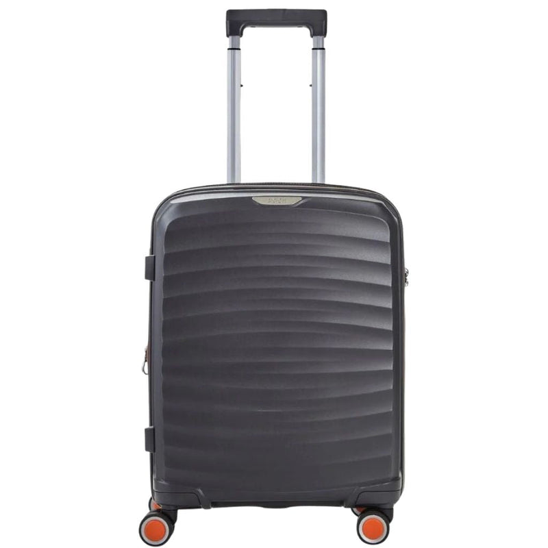 Rock Sunwave 54cm Carry On Hardsided Luggage - Charcoal - Love Luggage