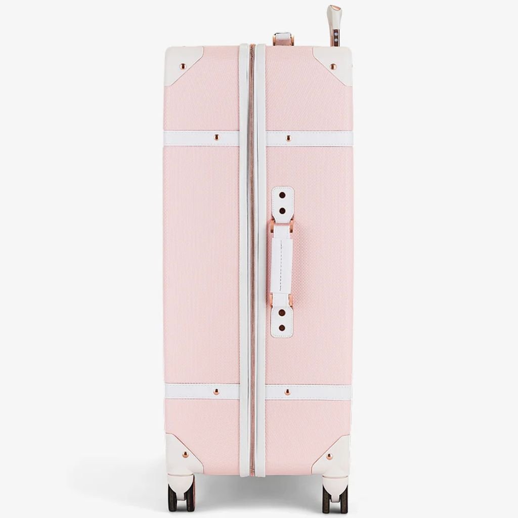 Rock Vintage 3 Piece Hardsided Luggage Set - Baby Pink - Love Luggage