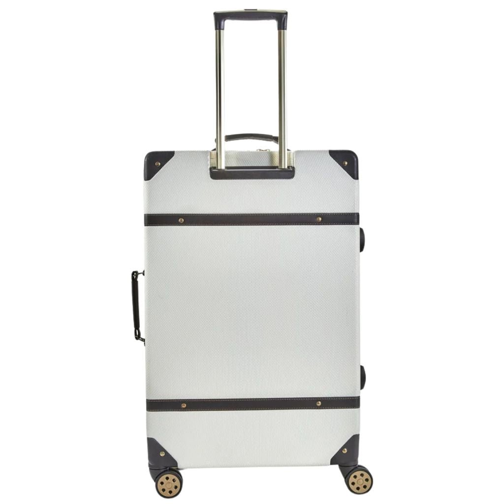 Rock Vintage 3 Piece Hardsided Luggage Set - Cream - Love Luggage