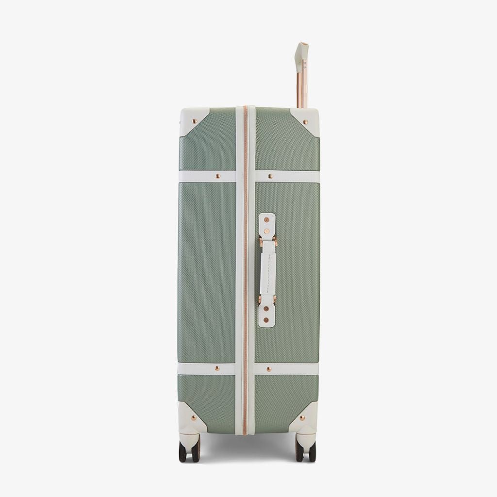 Rock Vintage 3 Piece Hardsided Luggage Set - Sage Green - Love Luggage
