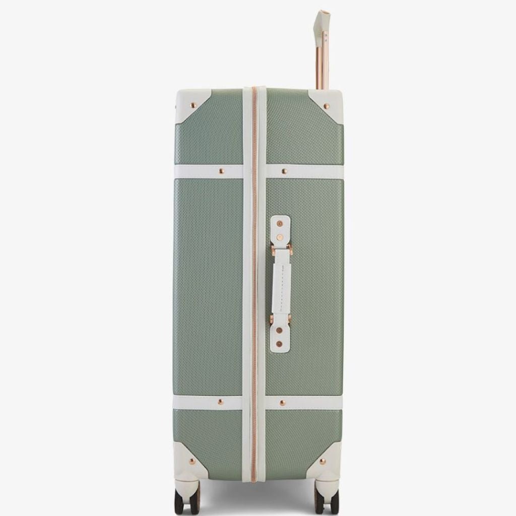 Rock Vintage 78cm Large Hardsided Luggage - Sage Green - Love Luggage