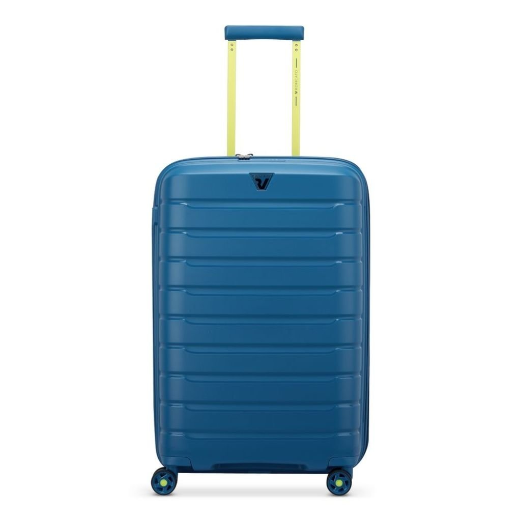 Roncato B Flying 3 Piece Lightweight EXP Spinner Luggage Set - Blue - Love Luggage