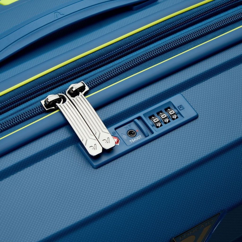 Roncato B Flying 3 Piece Lightweight EXP Spinner Luggage Set - Blue - Love Luggage