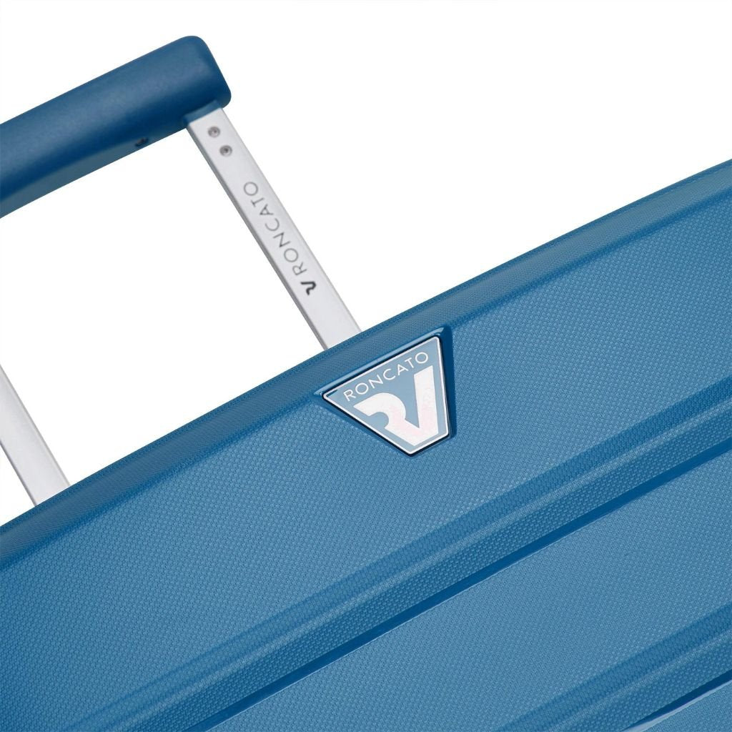 Roncato B Flying 3 Piece Lightweight EXP Spinner Luggage Set - Denim - Love Luggage