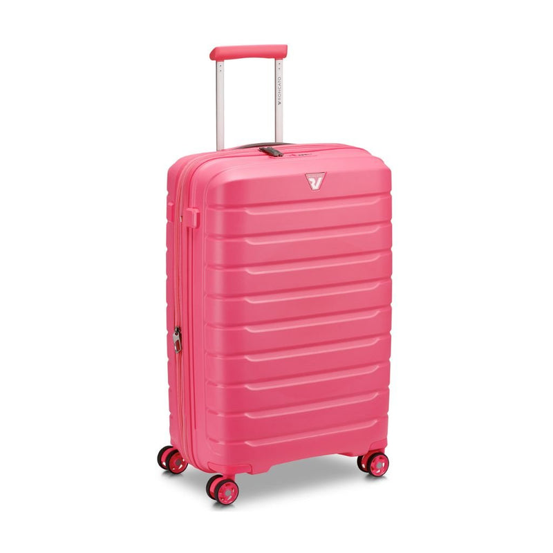 Roncato B Flying 3 Piece Lightweight EXP Spinner Luggage Set - Pink - Love Luggage