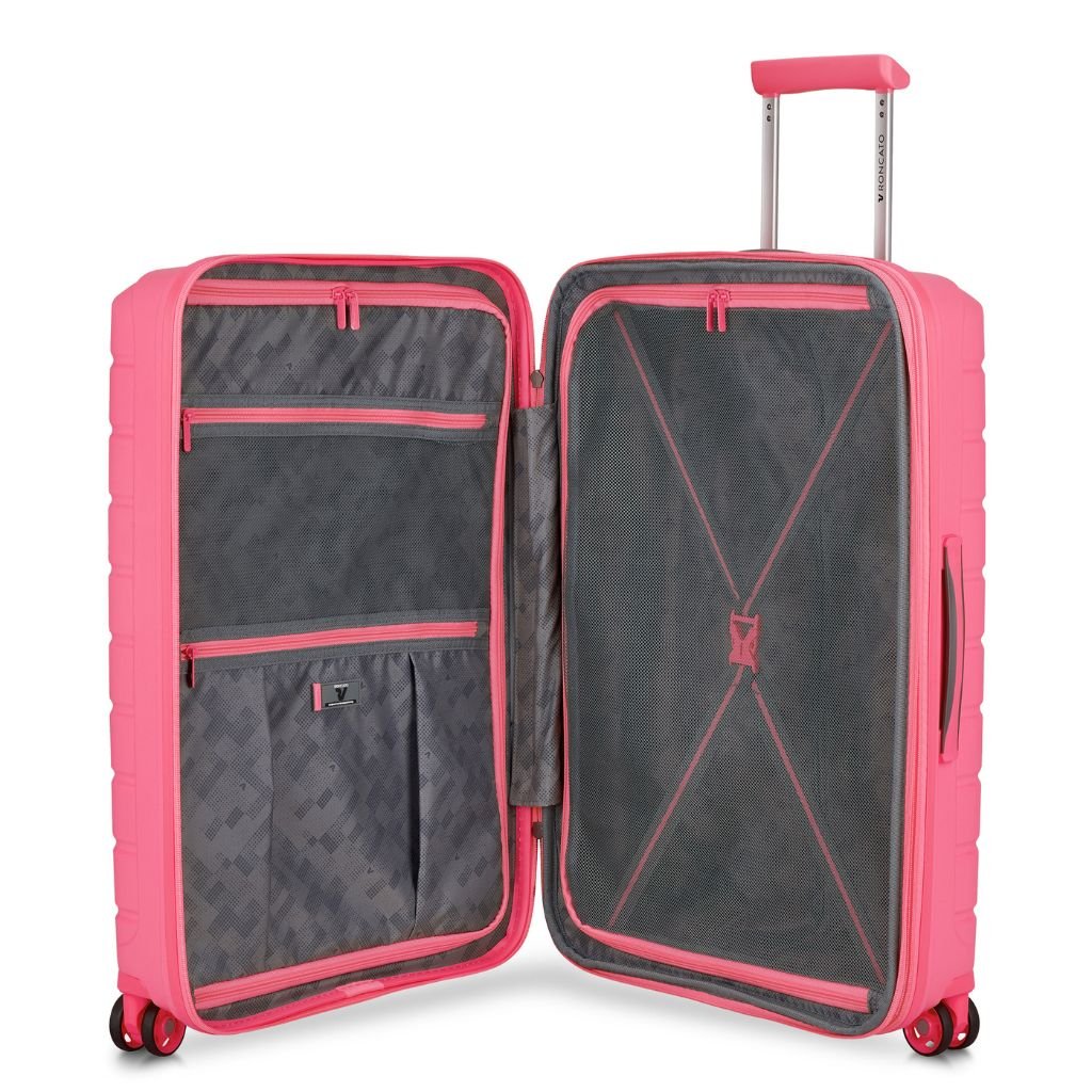 Roncato B Flying 3 Piece Lightweight EXP Spinner Luggage Set - Pink - Love Luggage