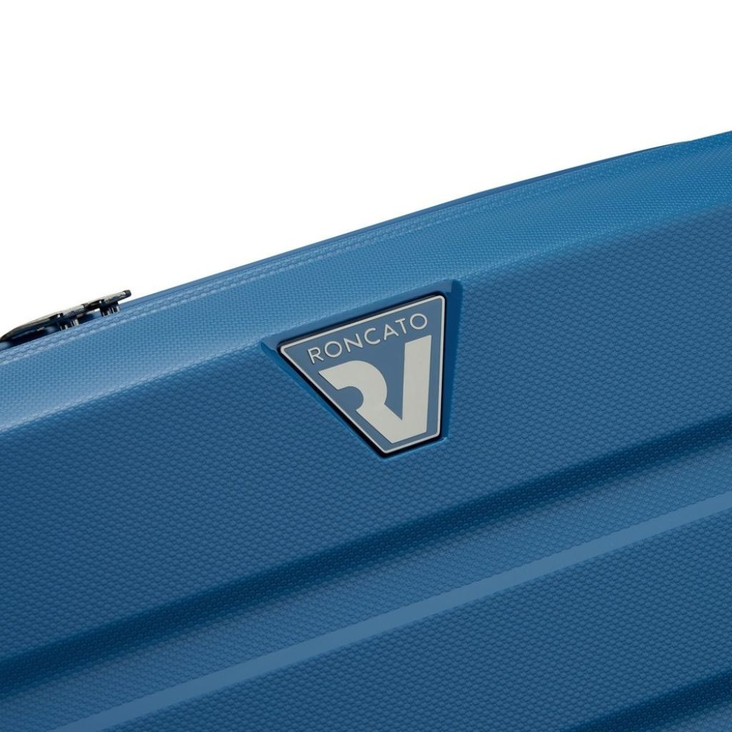 Roncato B Flying DLX Carry On Exp Luggage - Blue - Love Luggage