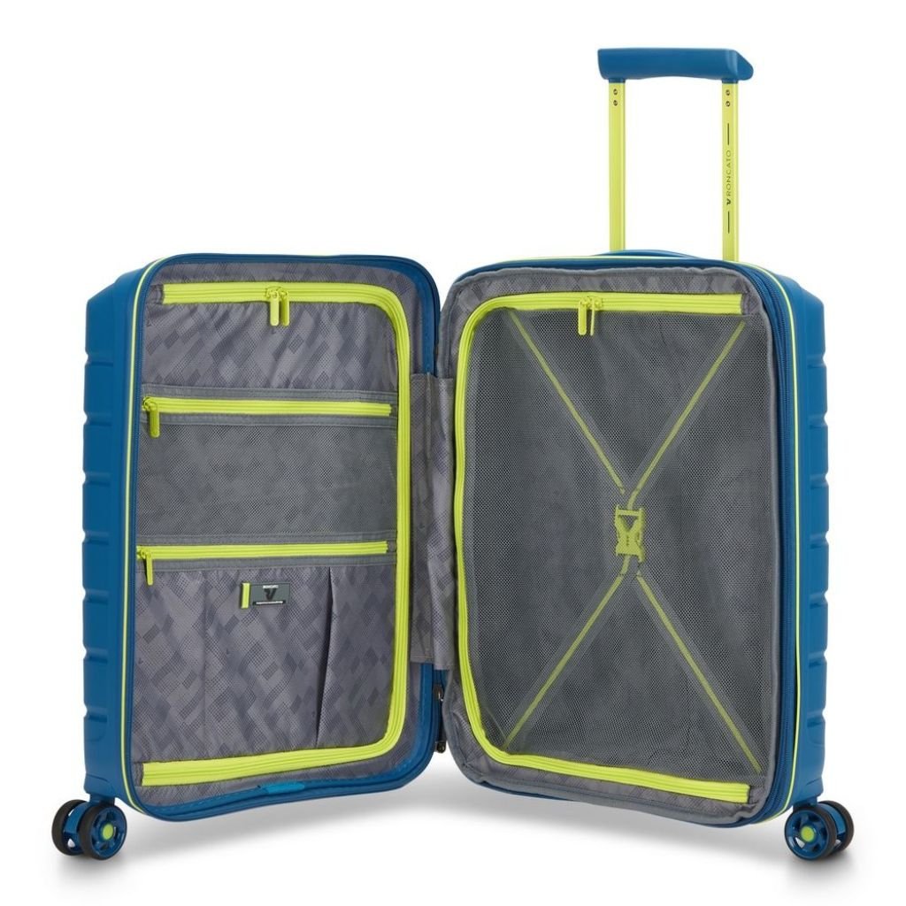 Roncato B Flying DLX Carry On Exp Luggage - Blue - Love Luggage