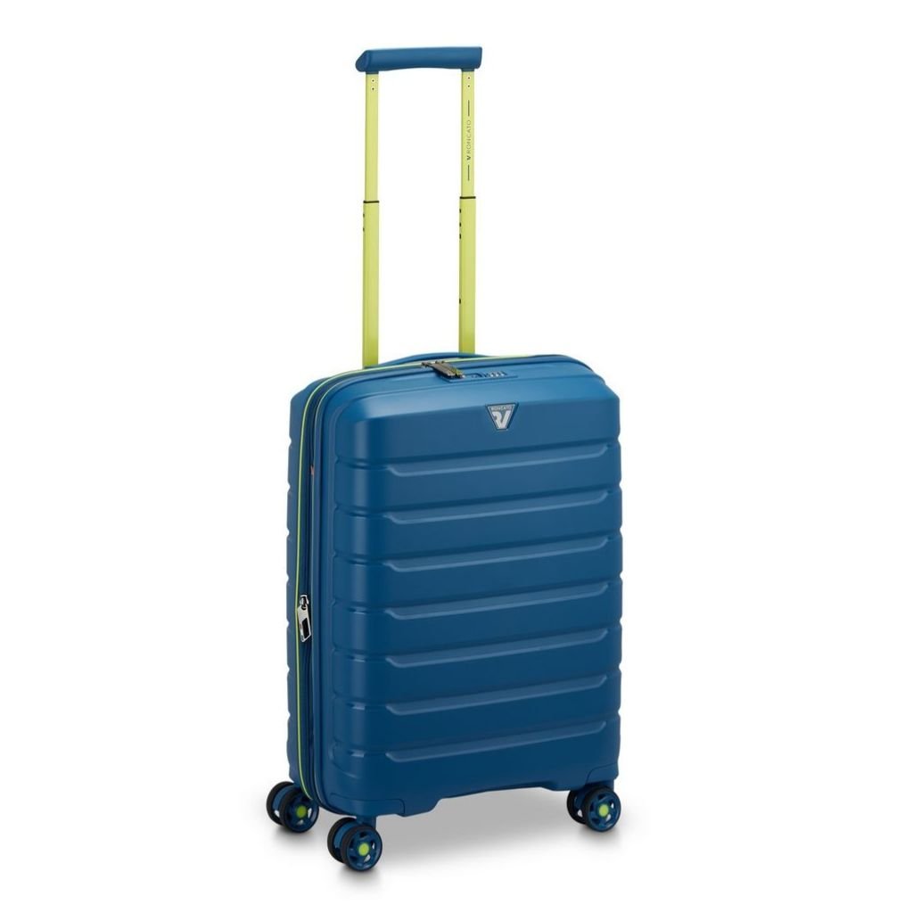 Roncato B Flying DLX Carry On Exp Luggage - Blue - Love Luggage