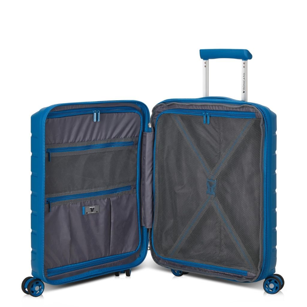 Roncato B Flying DLX Carry On Exp Luggage - Denim - Love Luggage