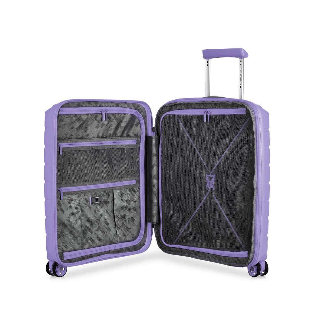 Roncato B Flying DLX Carry On Exp Luggage - Lavender - Love Luggage