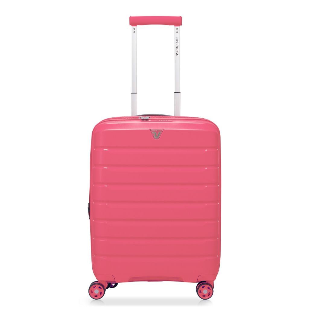 Roncato B Flying DLX Carry On Exp Luggage - Pink - Love Luggage