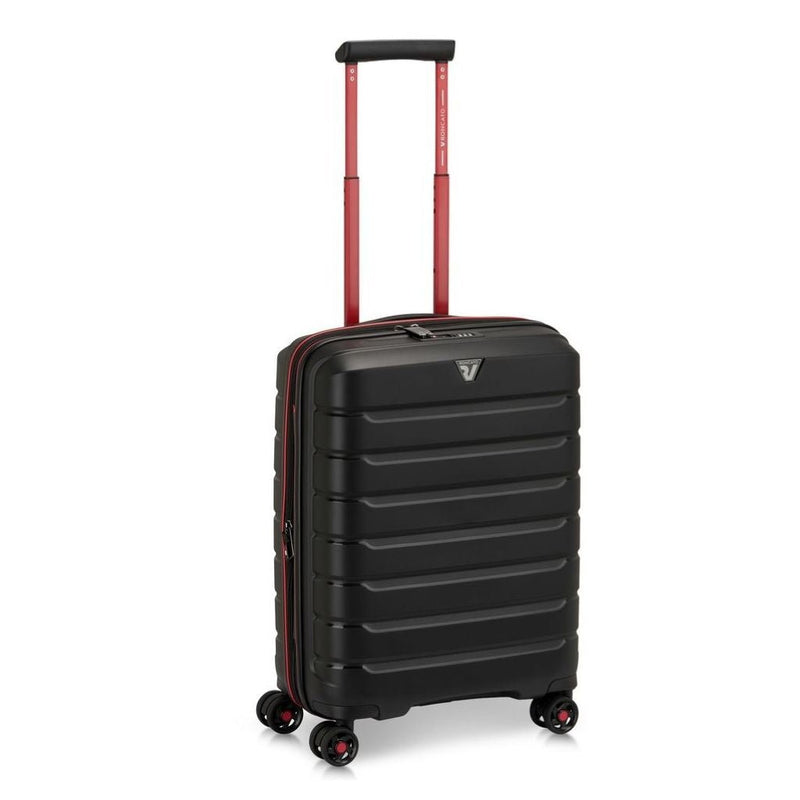 Roncato B Flying DLX Carry On Exp Luggage - Smoke Black - Love Luggage