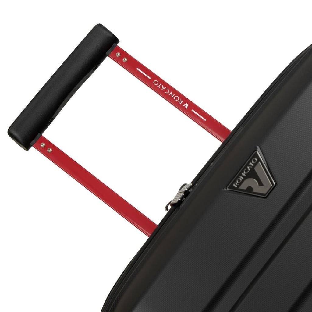 Roncato B Flying DLX Carry On Exp Luggage - Smoke Black - Love Luggage