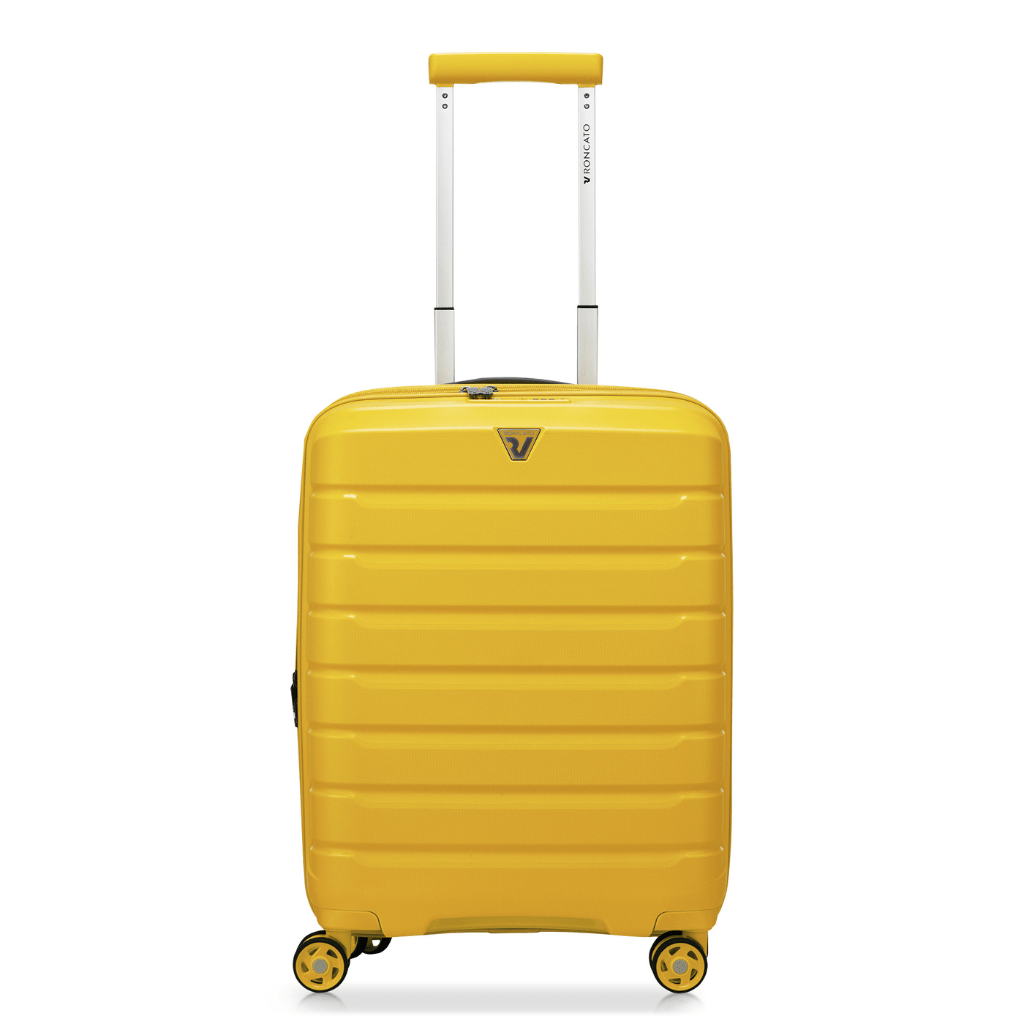 Roncato B Flying DLX Carry On Exp Luggage - Yellow - Love Luggage
