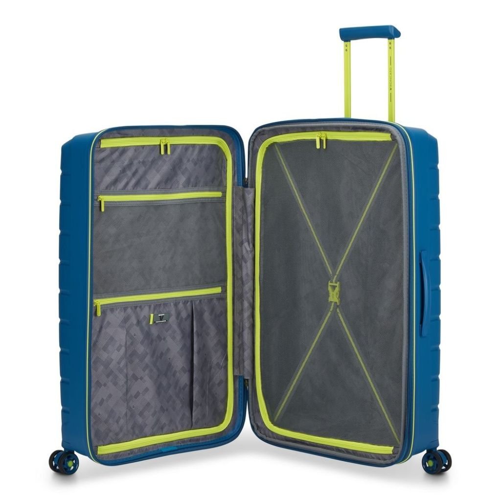 Roncato B Flying DLX Large Exp Luggage - Blue - Love Luggage
