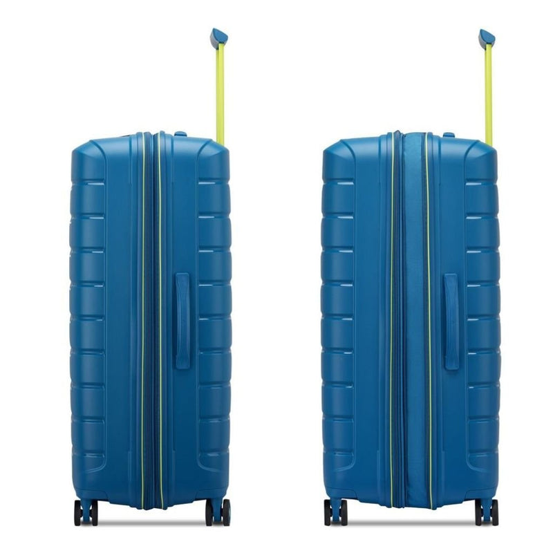 Roncato B Flying DLX Large Exp Luggage - Blue - Love Luggage