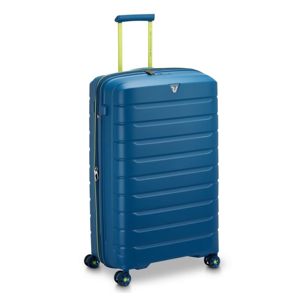 Roncato B Flying DLX Large Exp Luggage - Blue - Love Luggage