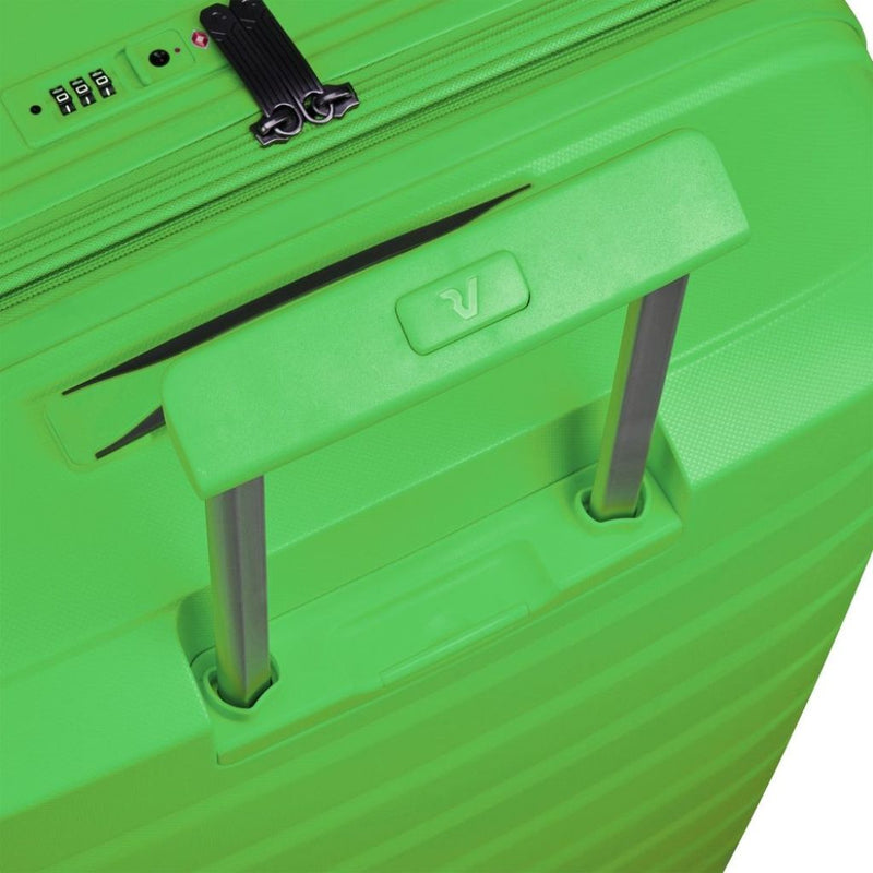 Roncato B Flying DLX Large Exp Luggage - Lime green - Love Luggage