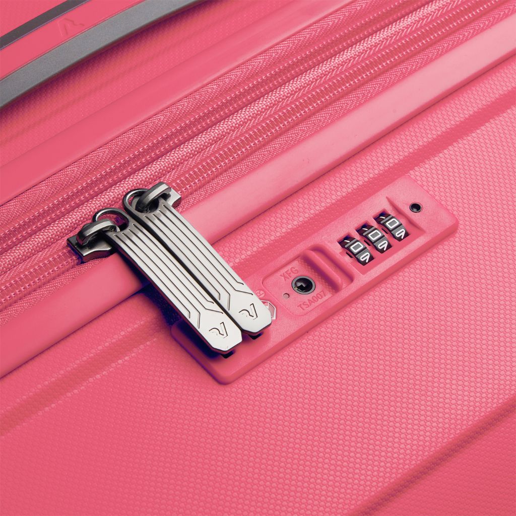 Roncato B Flying DLX Large Exp Luggage - Pink - Love Luggage