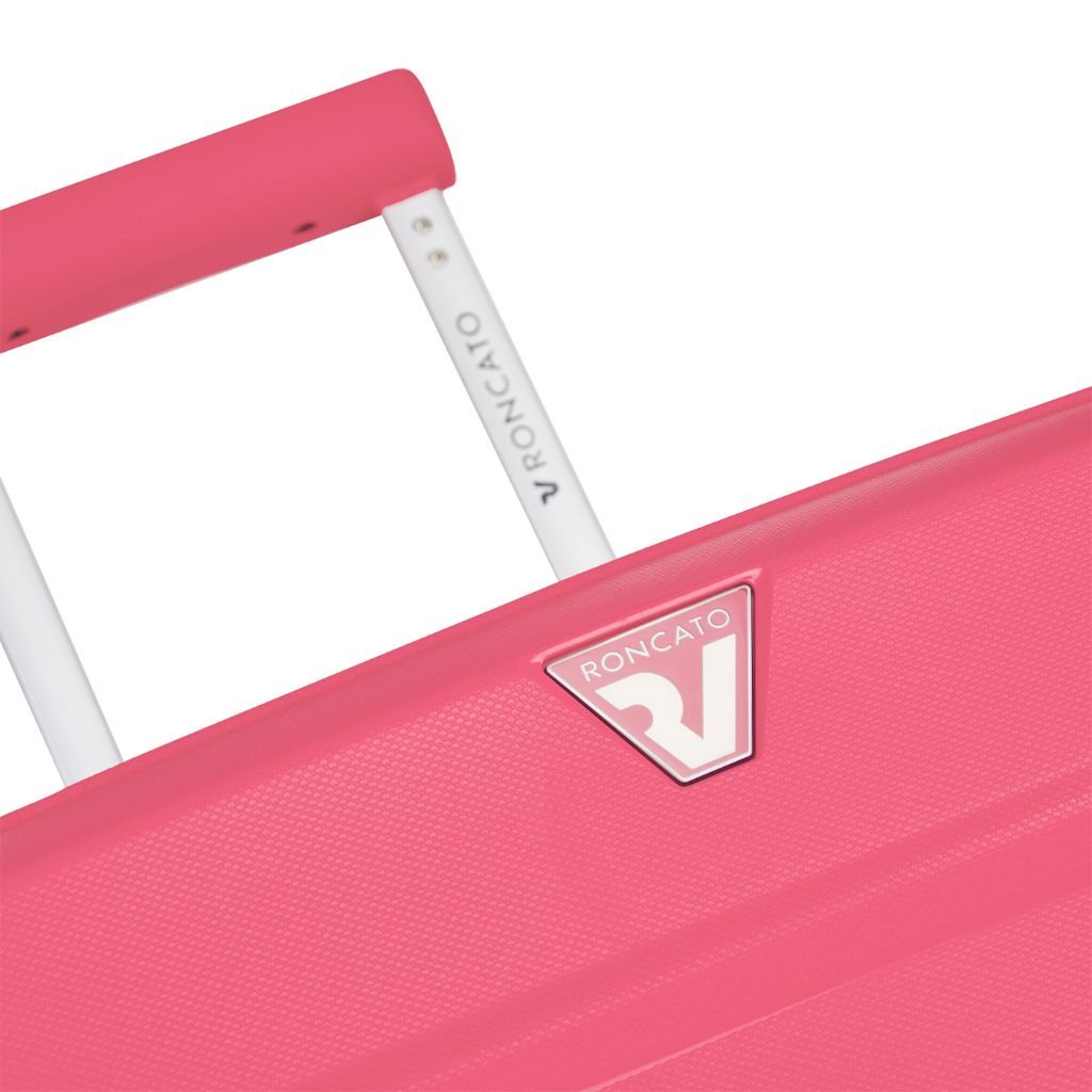 Roncato B Flying DLX Large Exp Luggage - Pink - Love Luggage