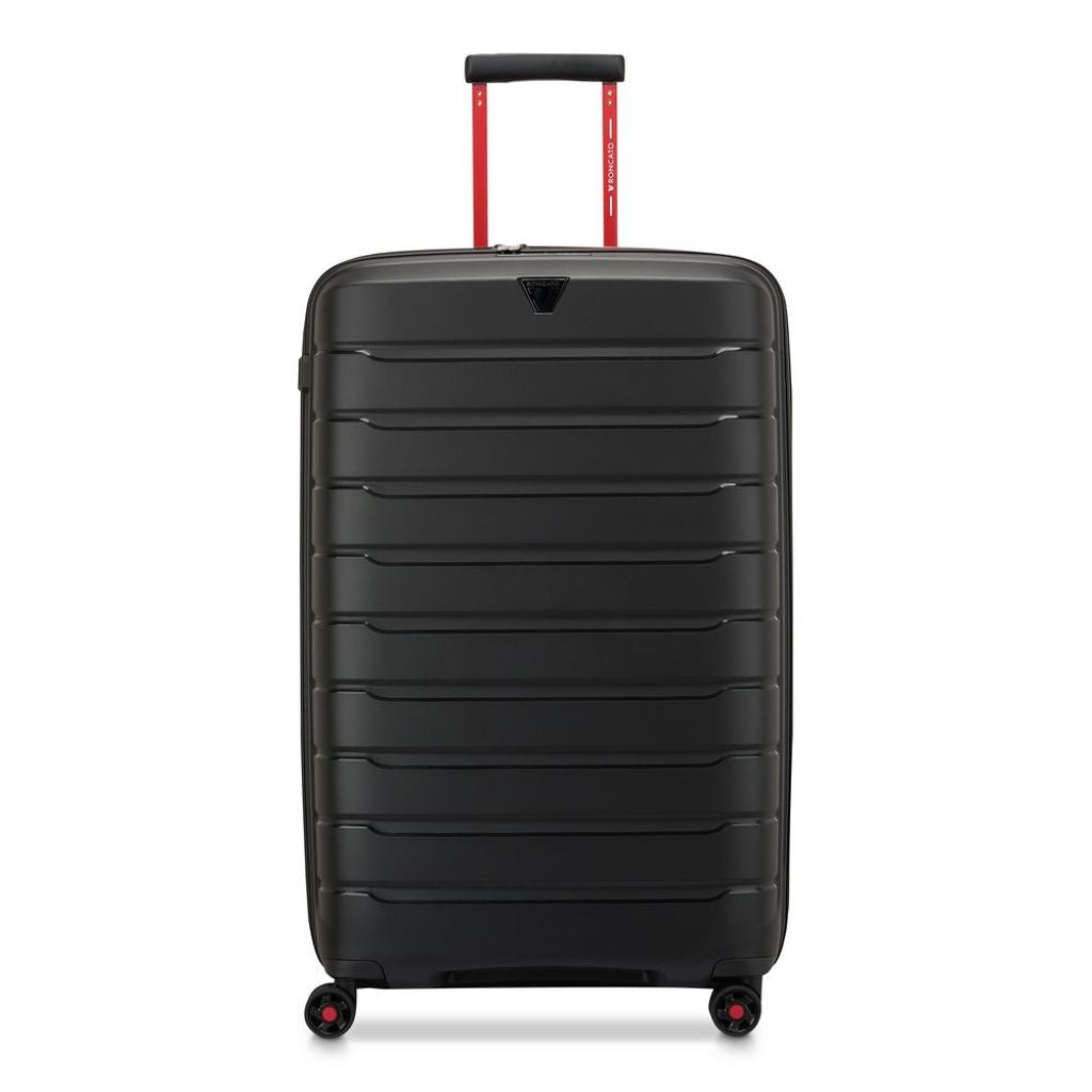 Roncato B Flying DLX Large Exp Luggage - Smoke Black - Love Luggage