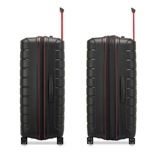 Roncato B Flying DLX Large Exp Luggage - Smoke Black - Love Luggage
