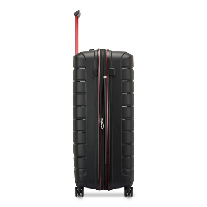 Roncato B Flying DLX Large Exp Luggage - Smoke Black - Love Luggage