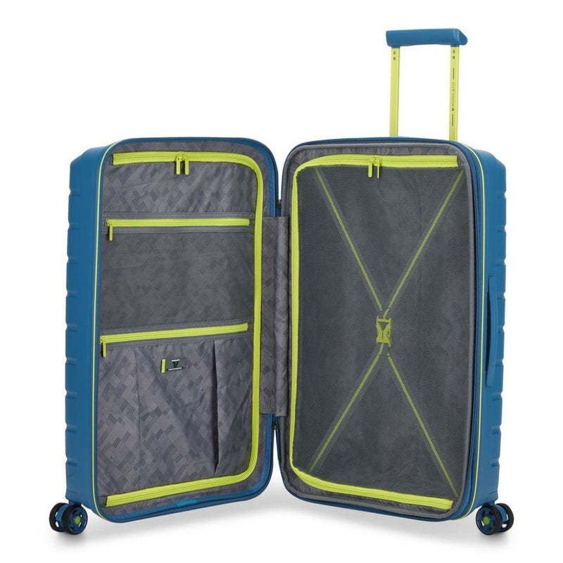Roncato B Flying DLX Medium Exp Luggage - Blue - Love Luggage
